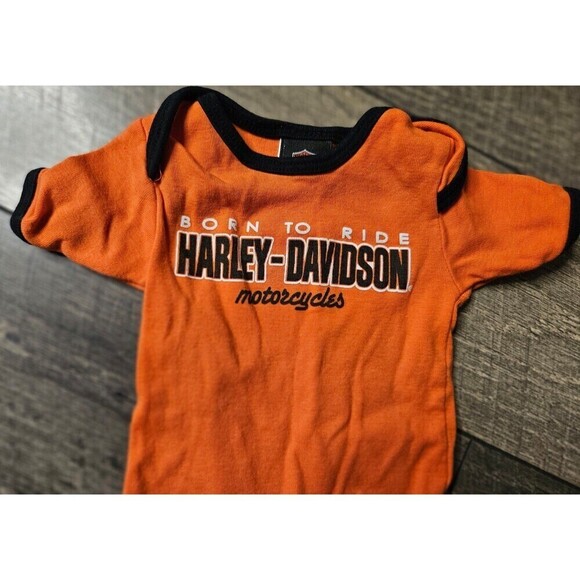 Harley Davidson Baby Onesie 3-6 months - Picture 4 of 7